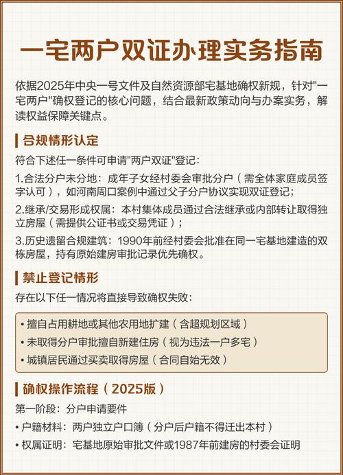 一宅两户2个户主合法