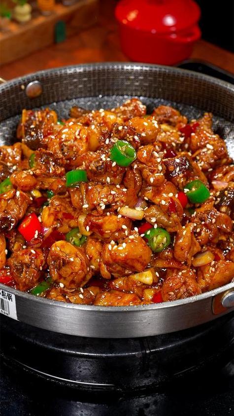 干锅鸡的图片真实