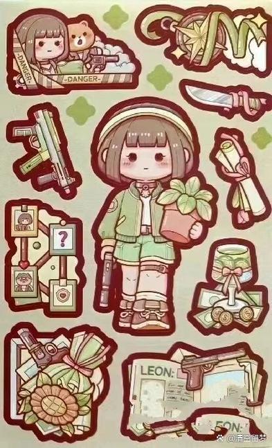 小麻薯贴纸200张