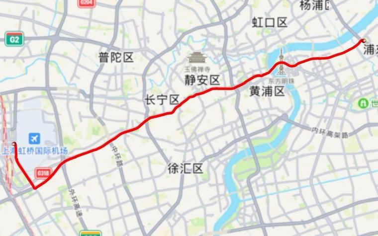 虹桥机场至浦东机场快线