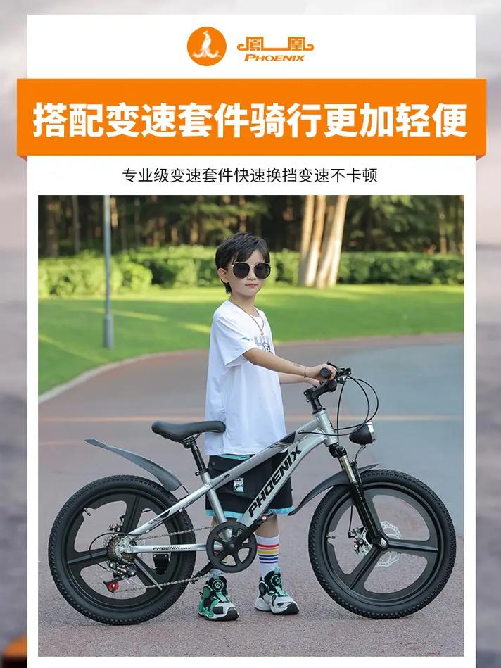 凤凰儿童自行车安装教程