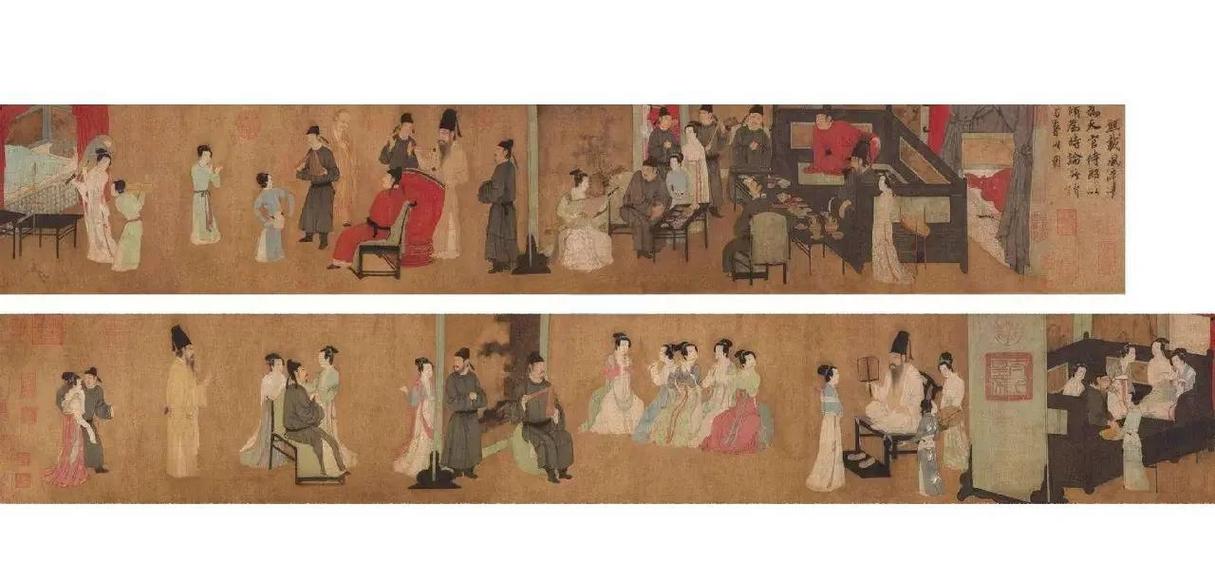 驯妃筵图卷(落雁长歌)