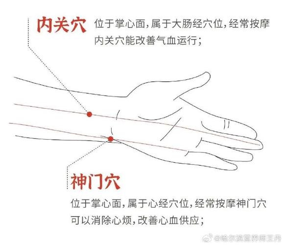 神门内关的准确位置图