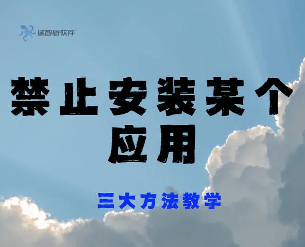 被禁止安装程序怎么解决图标