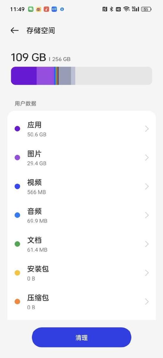 手机储存空间
