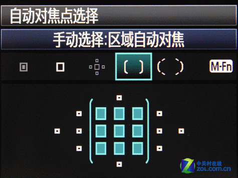 佳能7d显示多个方块对焦与一个方块对