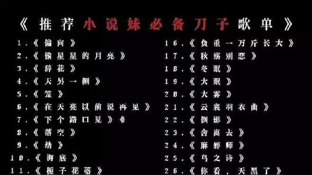 原耽小说妹必备歌曲截图