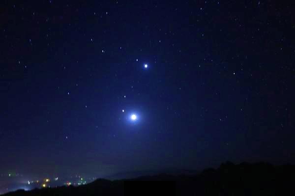 西北300度最亮的星星