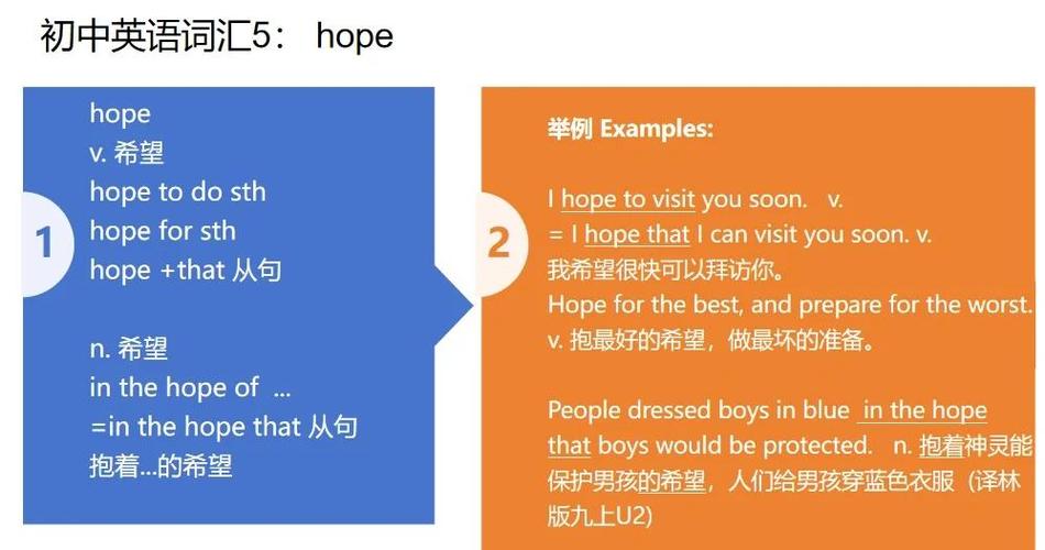 hope的用法