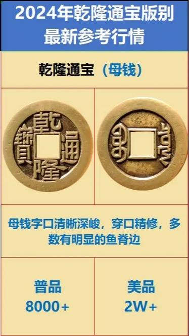 乾隆通宝古币价格