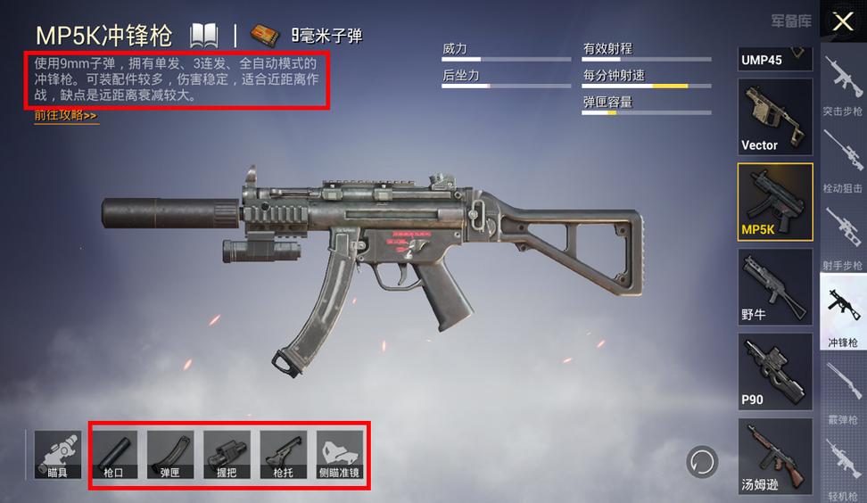 和平精英占点团竞用什么枪最好