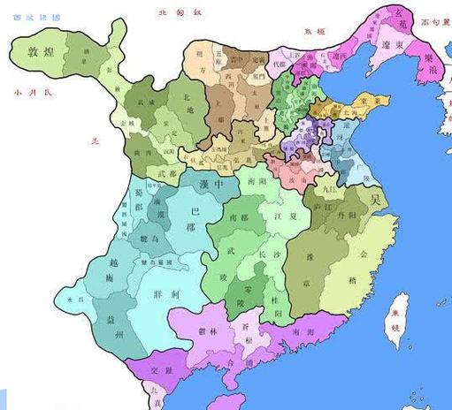 西晋地图州郡分布