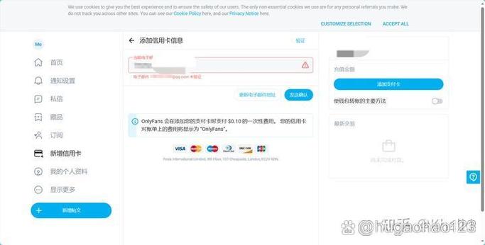 onlyfans怎么绑定国内银行卡
