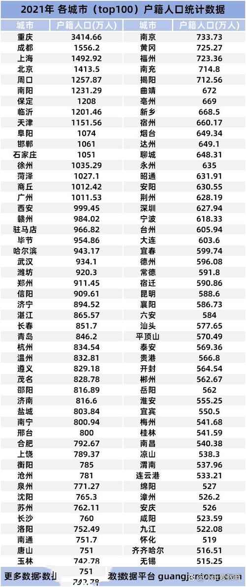 中国人口查询