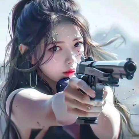 持枪少女
