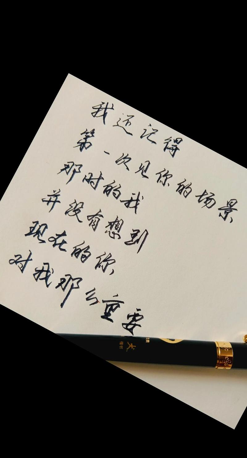 第一次见到你的感觉句子截图