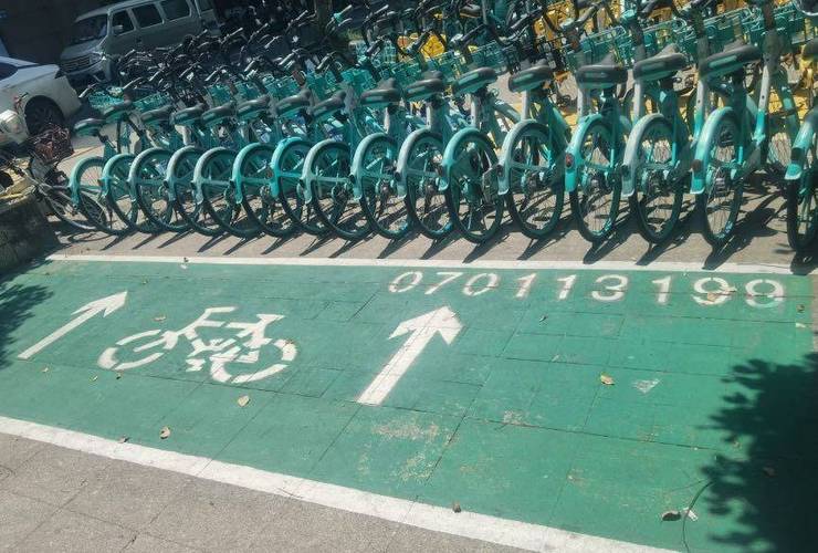 共享单车停车区域游戏截图