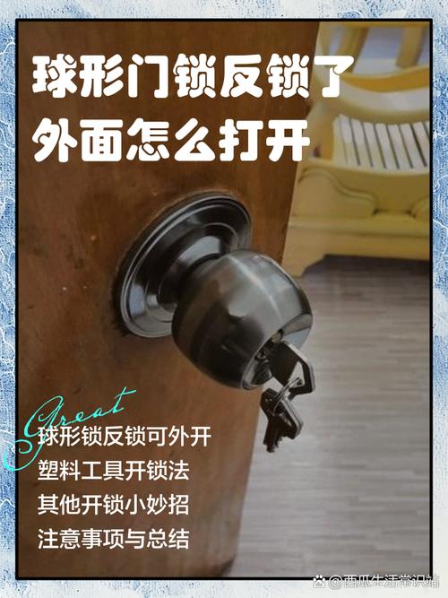 球形门锁怎么拆装图解图标