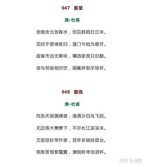 高中古诗文高频考句缩略图
