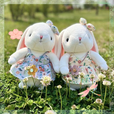 小兔的花裙子图片