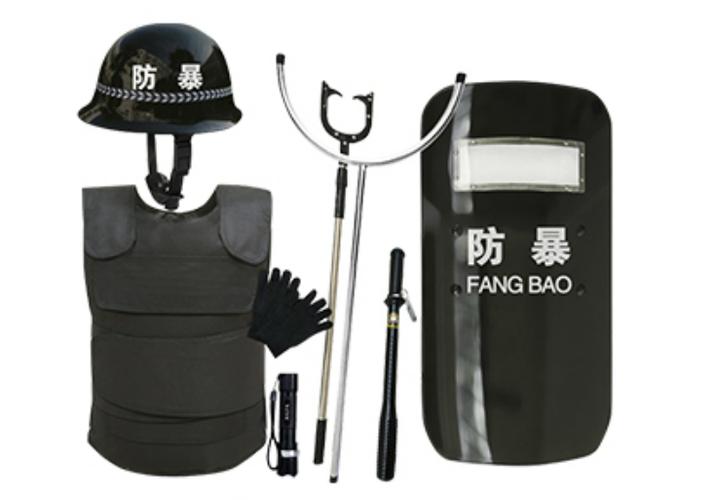 防暴器材8件套名称图标
