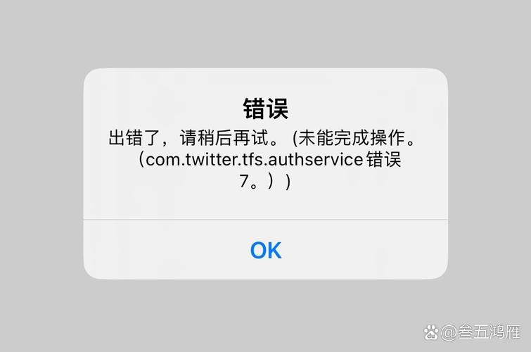 推特登陆错误认证被拒绝