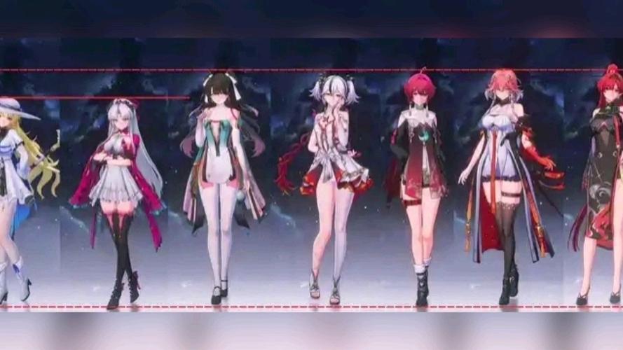 鸣潮所有女角色身材大全