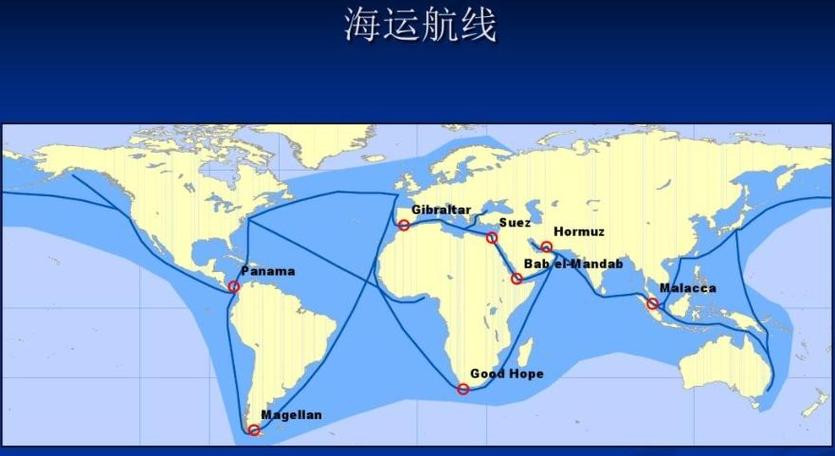 海运航线图查询