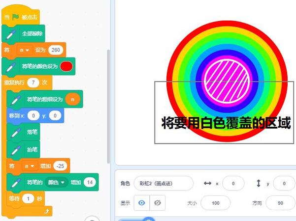 编程彩虹代码怎么打