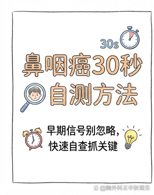 自查鼻咽癌的方法