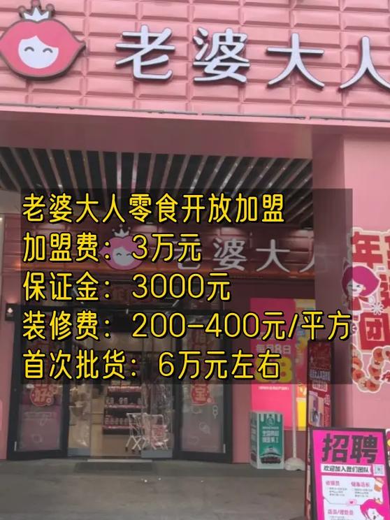 老婆大人加盟条件和费用