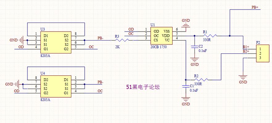 8205a充电芯片电路图
