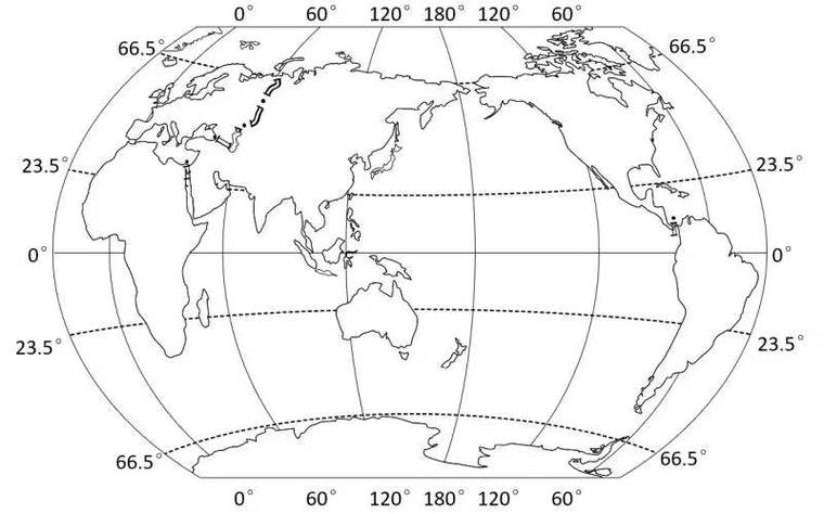世界地图空白