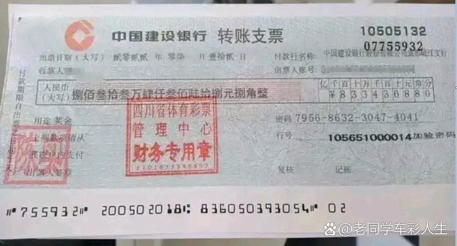 别人给我支票1000万