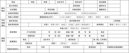 离退休人员信息管理系统