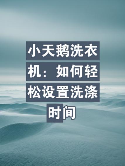 小天鹅脱水抖动厉害原因