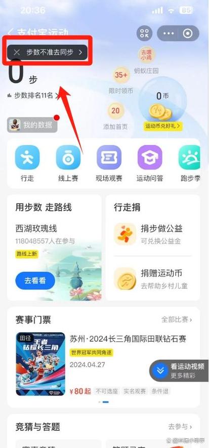 支付宝步数在哪里打开