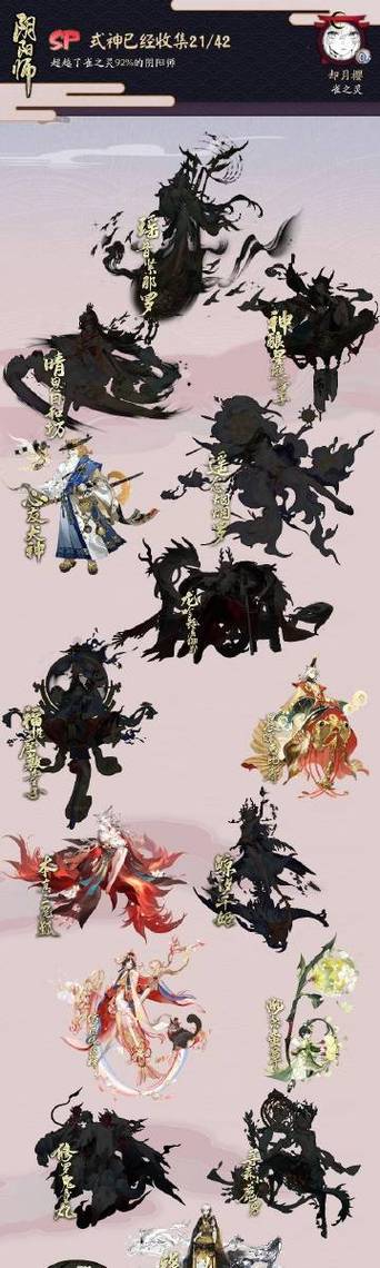阴阳师所有人物图鉴