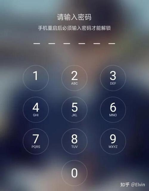 手机开机密码
