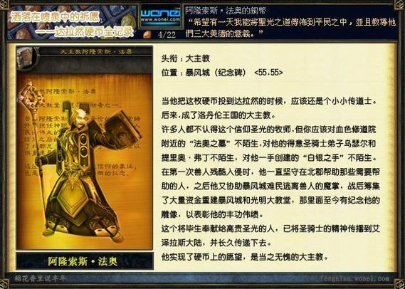 魔兽世界阿隆索斯·法奥