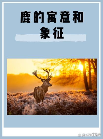 鹿的美好寓意的句子图标
