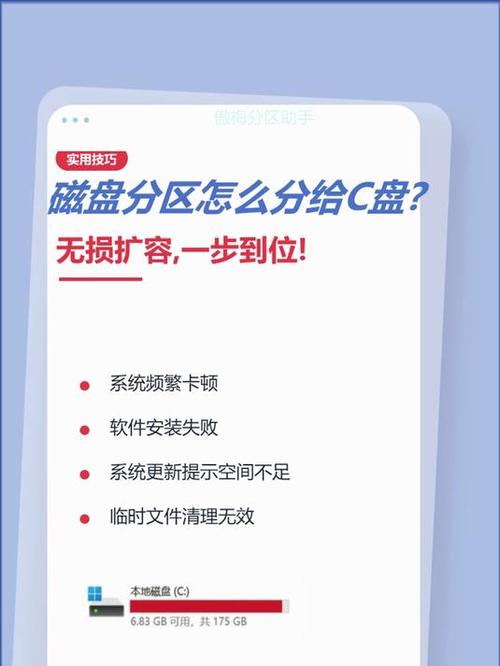 F盘分给C盘最简单的方法缩略图