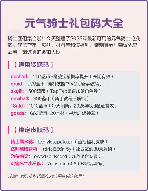 元气骑士vivo专用礼包码