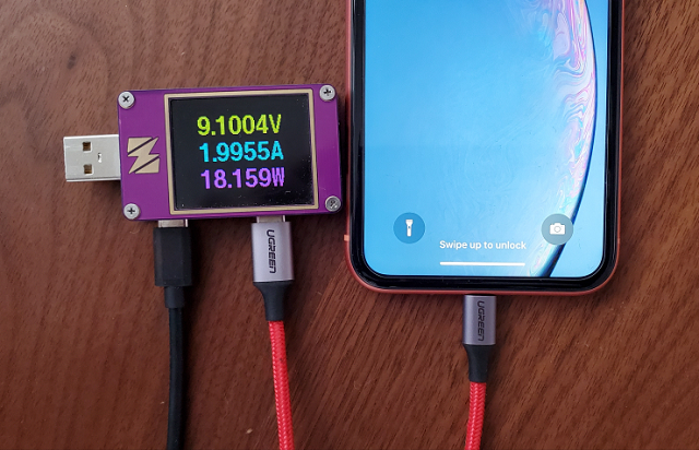 iphonexr的充电器是多少w