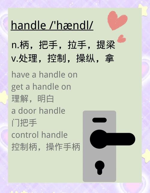 handle用法及词组