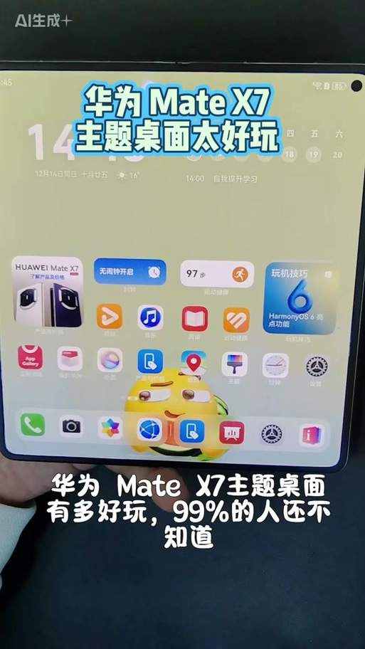 华为平板竖屏设置方法