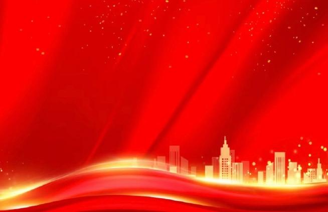 红色演讲ppt背景图片