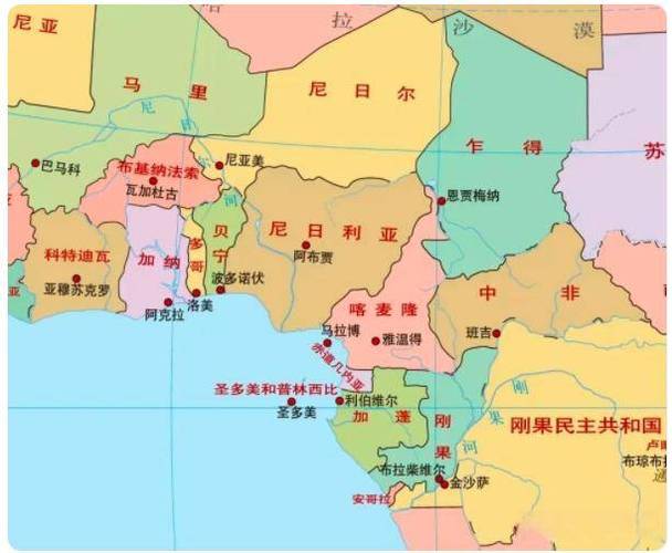 马里共和国地图世界地图缩略图