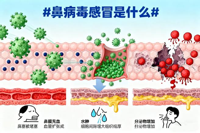 流感后期流鼻涕是病毒引起的吗
