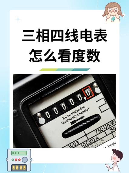 三相四线电表度数怎么算